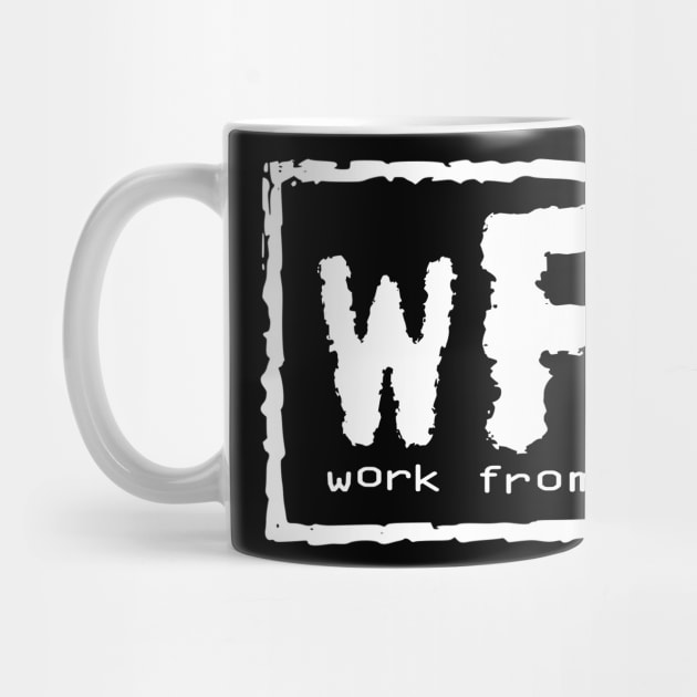 Work From Home White by Tee4daily